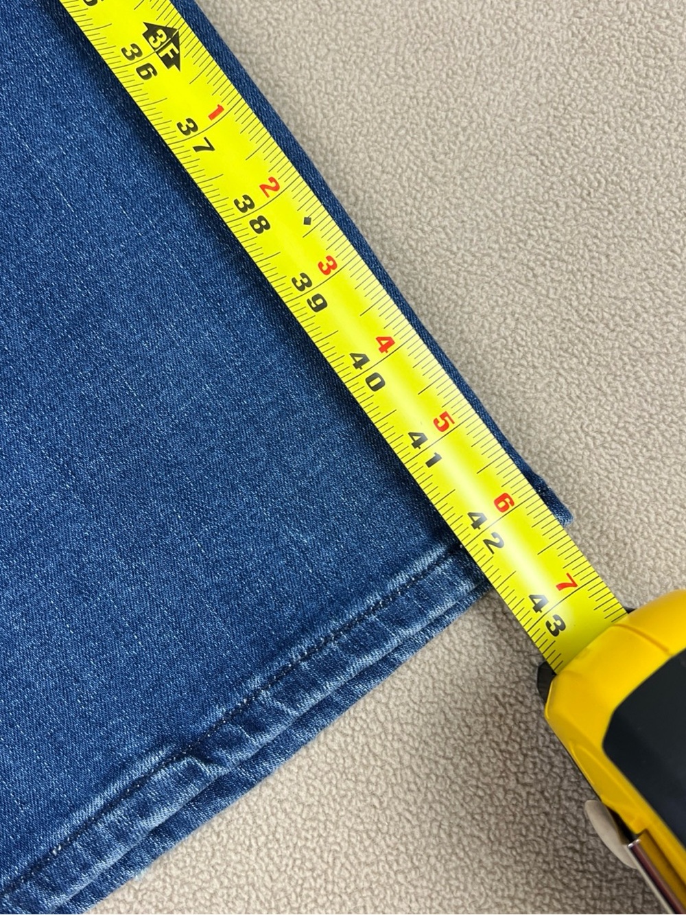 NYDJ Bailey Relaxed Straight High Rise Jeans, Bluewell. Women's Sz 6 - Picture 6 of 14